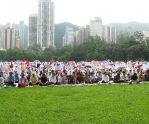 2009年開齋節香港維多利亞公園會禮盛況